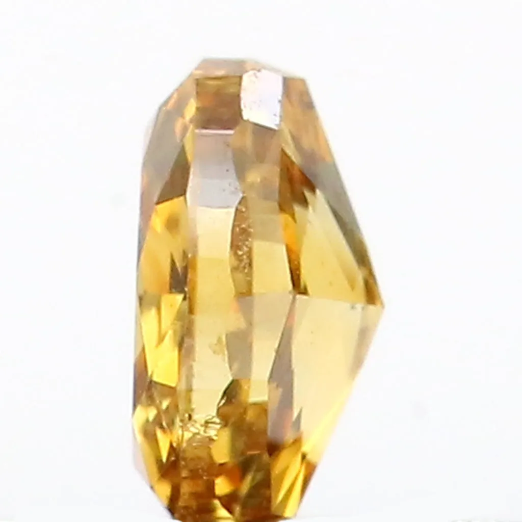 0.16 Ct Natural Loose Diamond Oval Yellow Color VS Clarity 4.05 MM L8627