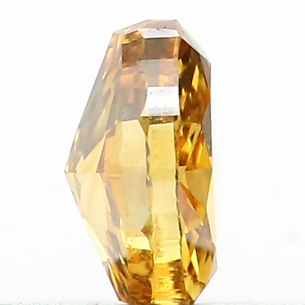 0.16 Ct Natural Loose Diamond Oval Yellow Color VS Clarity 4.05 MM L8627