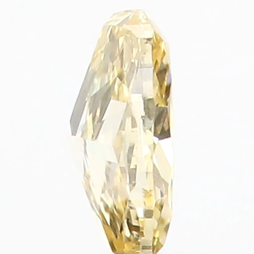 0.21 Ct Natural Loose Diamond Oval Yellow Color VS Clarity 4.65 MM KR2142