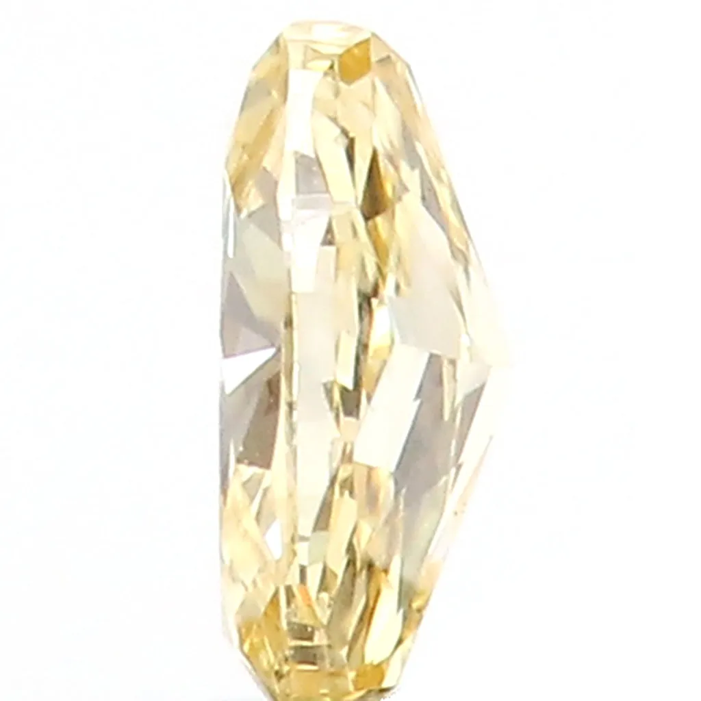 0.21 Ct Natural Loose Diamond Oval Yellow Color VS Clarity 4.65 MM KR2142