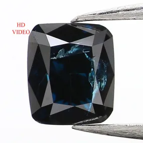 0.22 Ct Natural Loose Diamond, Cushion Diamond, Blue Diamond, Polished Diamond, Brilliant Cut Diamond, Rustic Diamond, Antique D