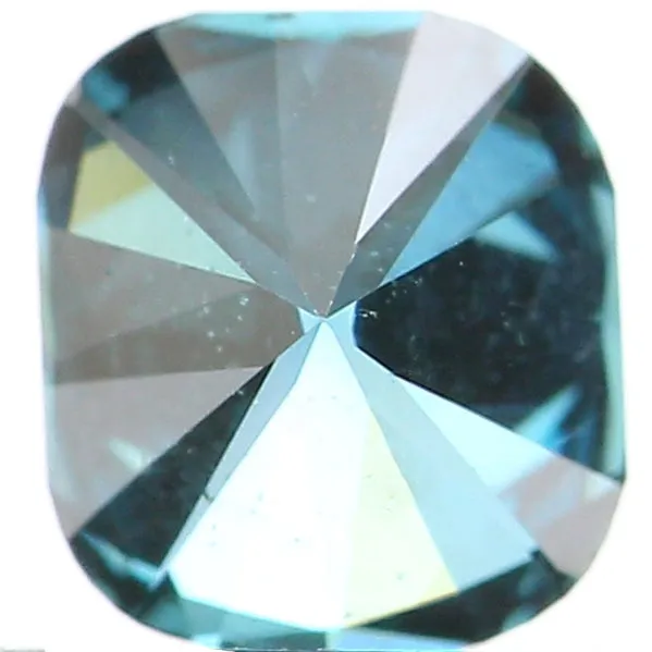 0.41 Ct Natural Loose Diamond, Cushion Diamond, Blue Diamond, Polished Diamond, Brilliant Cut Diamond, Rustic Diamond, Antique D