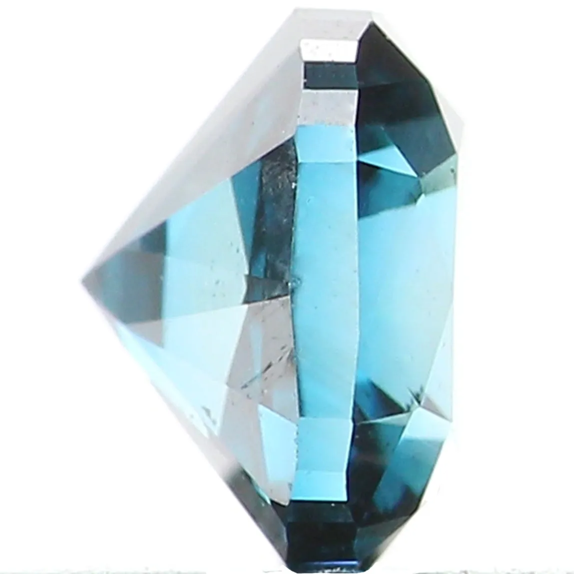 0.41 Ct Natural Loose Diamond, Cushion Diamond, Blue Diamond, Polished Diamond, Brilliant Cut Diamond, Rustic Diamond, Antique D