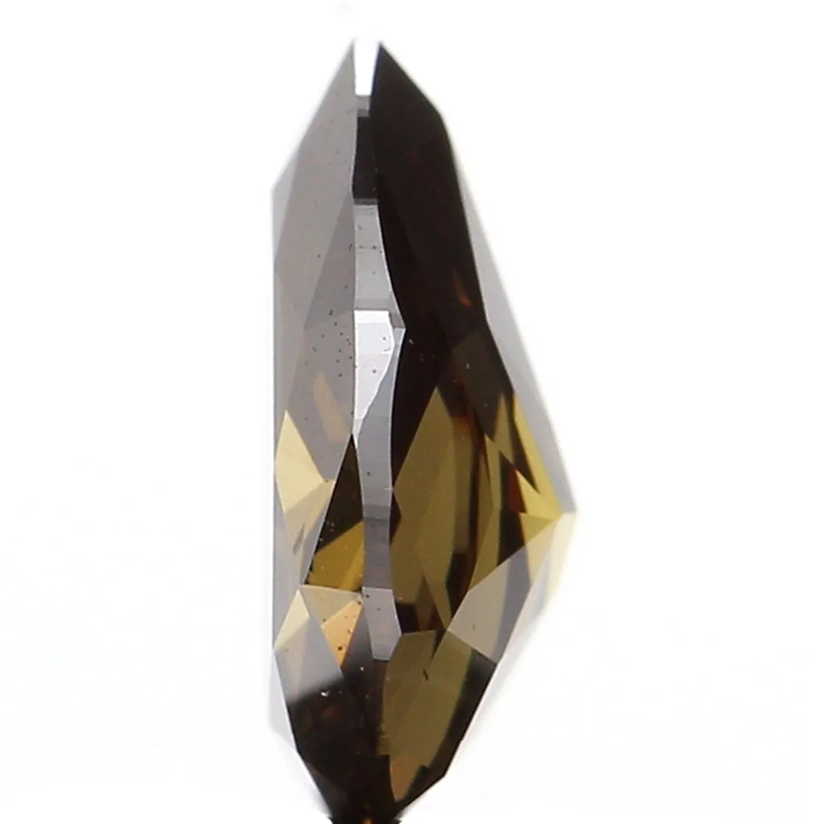 0.46 CT Natural Loose Diamond, Pear Diamond, Green Diamond, Yellow Diamond, Rustic Diamond, Pear Cut Diamond, Fancy Color Diamon