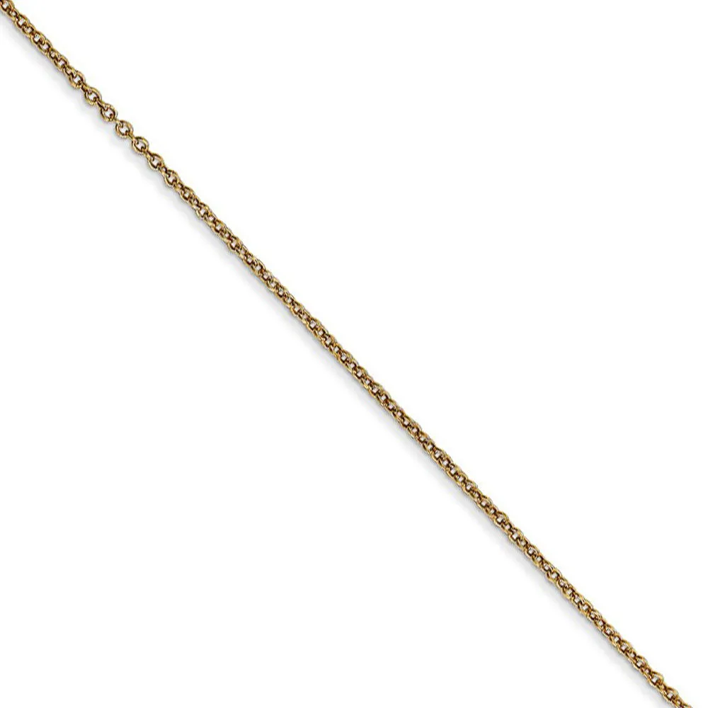 14k Yellow Gold & Rhodium Scalloped Ornate Necklace