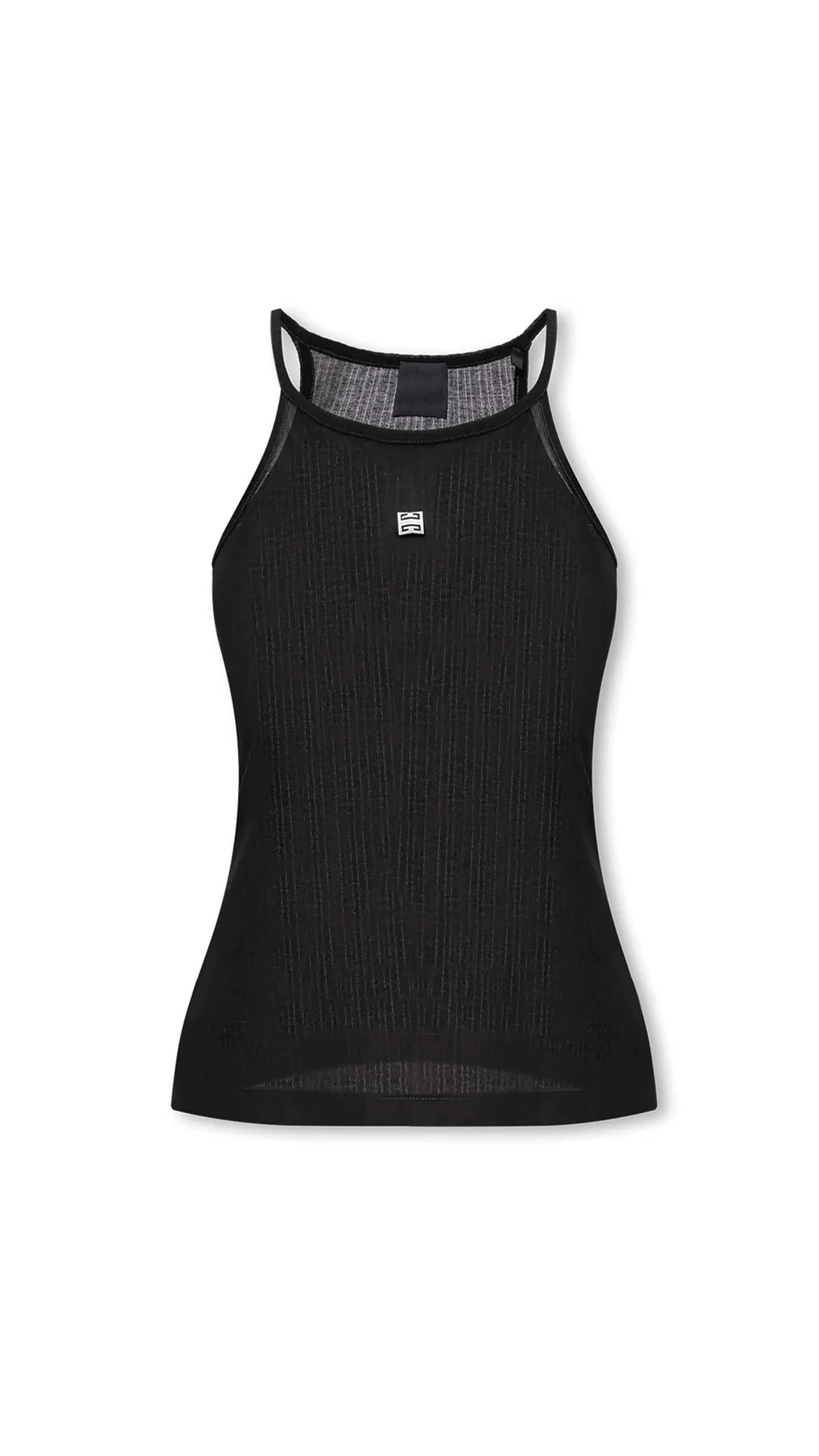 4G Slim Fit Tank Top - Black