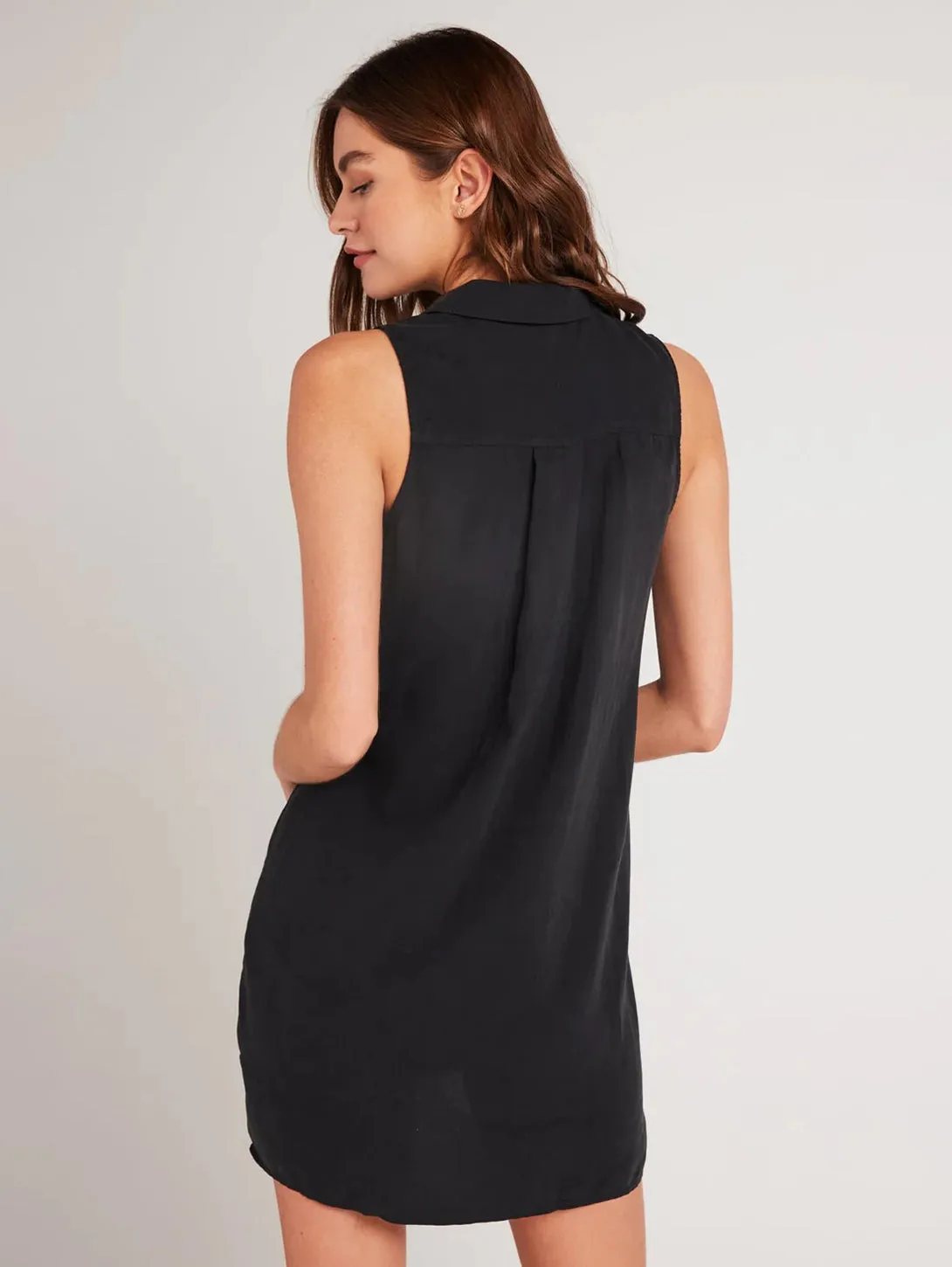 A-Line Sleeveless Dress - Vintage Black