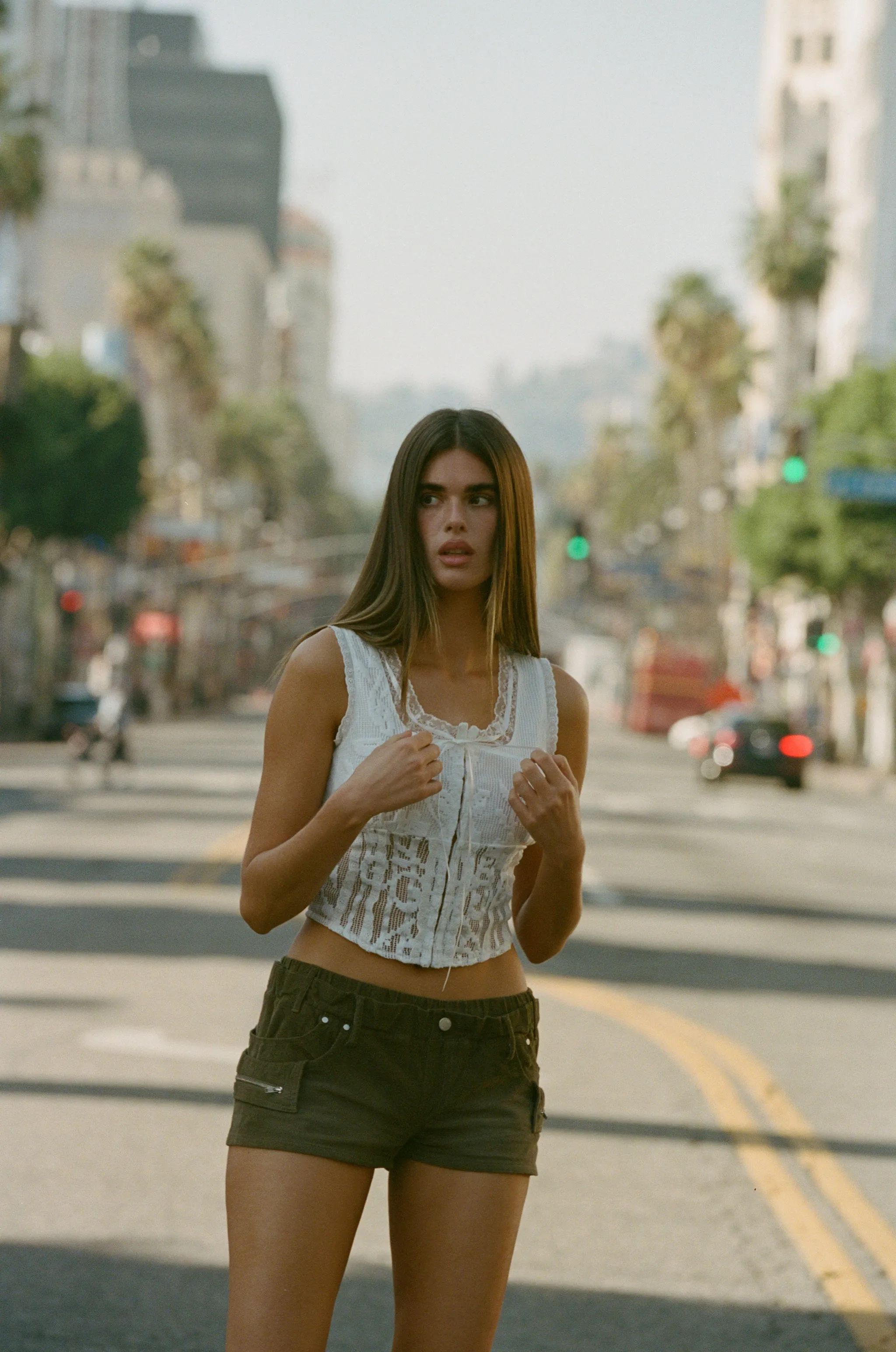 Adeline Top | White Lace