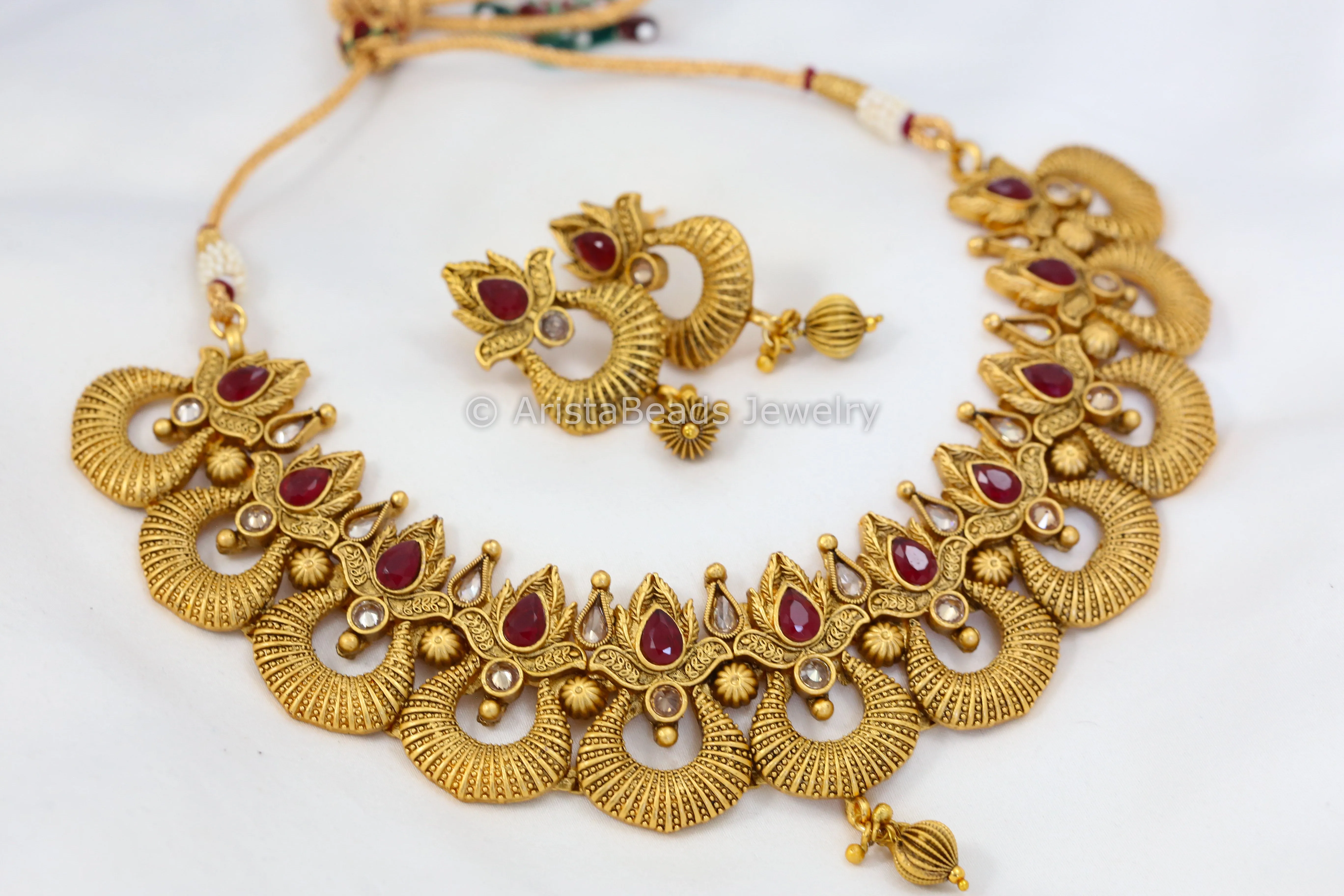 Antique Gold Necklace Set