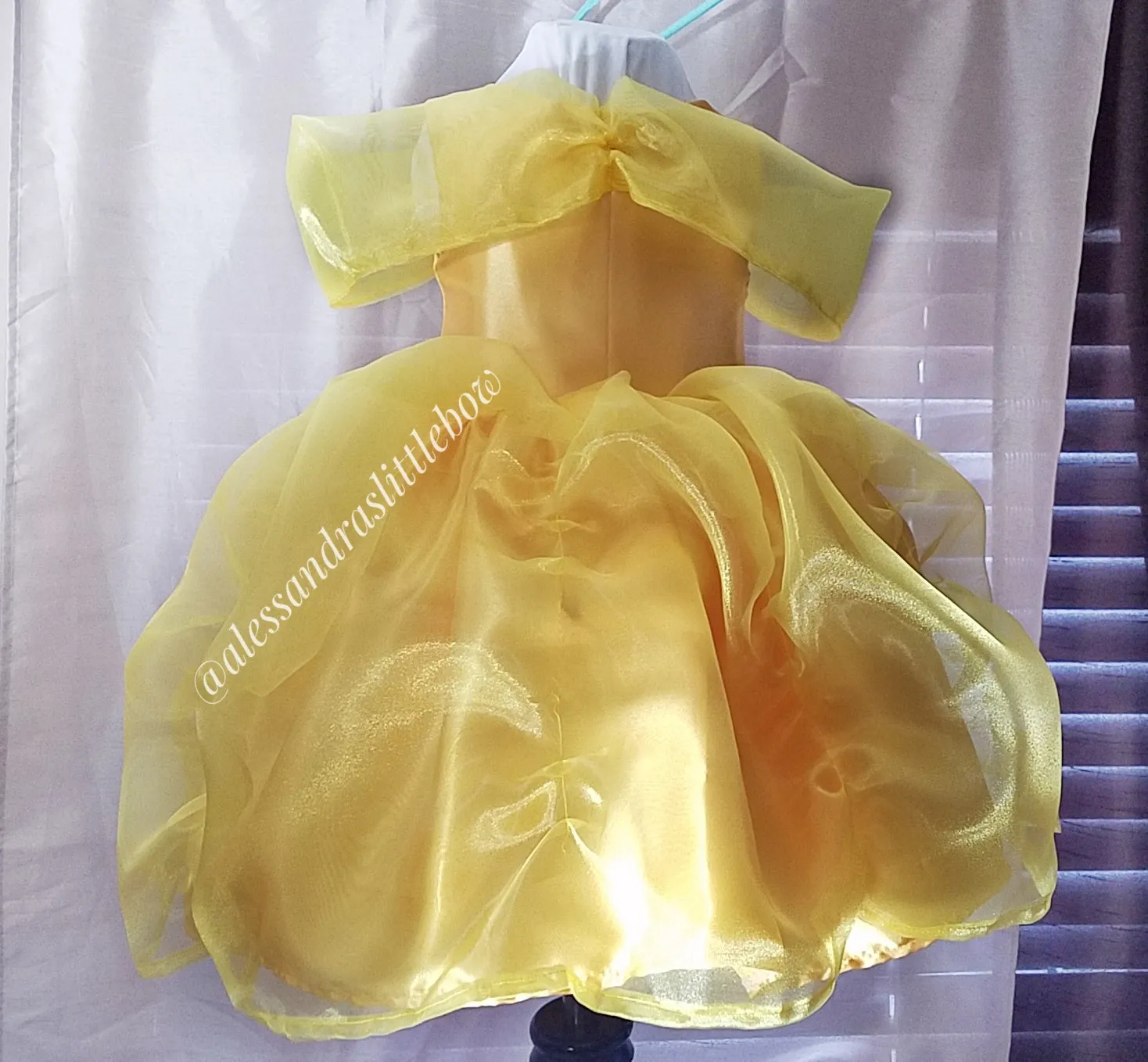 Belle inspired Couture Dress