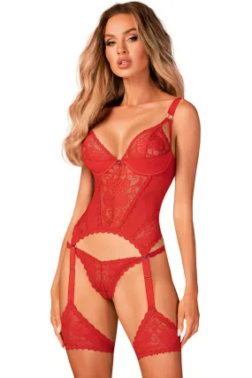 Belovya Corset & Thong, Size XL-XXL (UK 14-16)