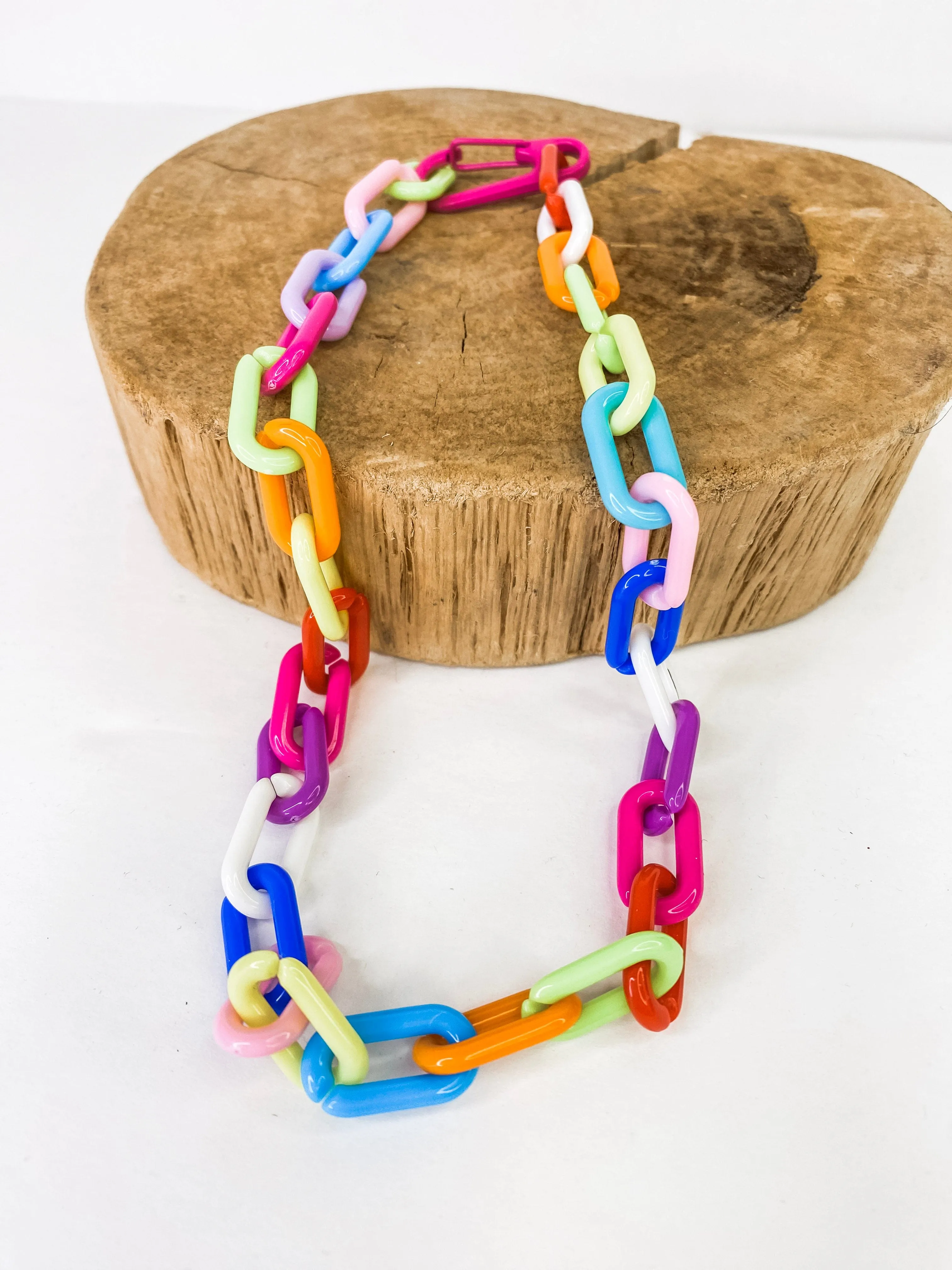 Benni Colorful Link Necklace