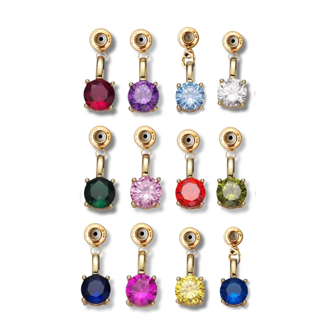 Birthstone Drop Charm - Kinsey Charm Bar