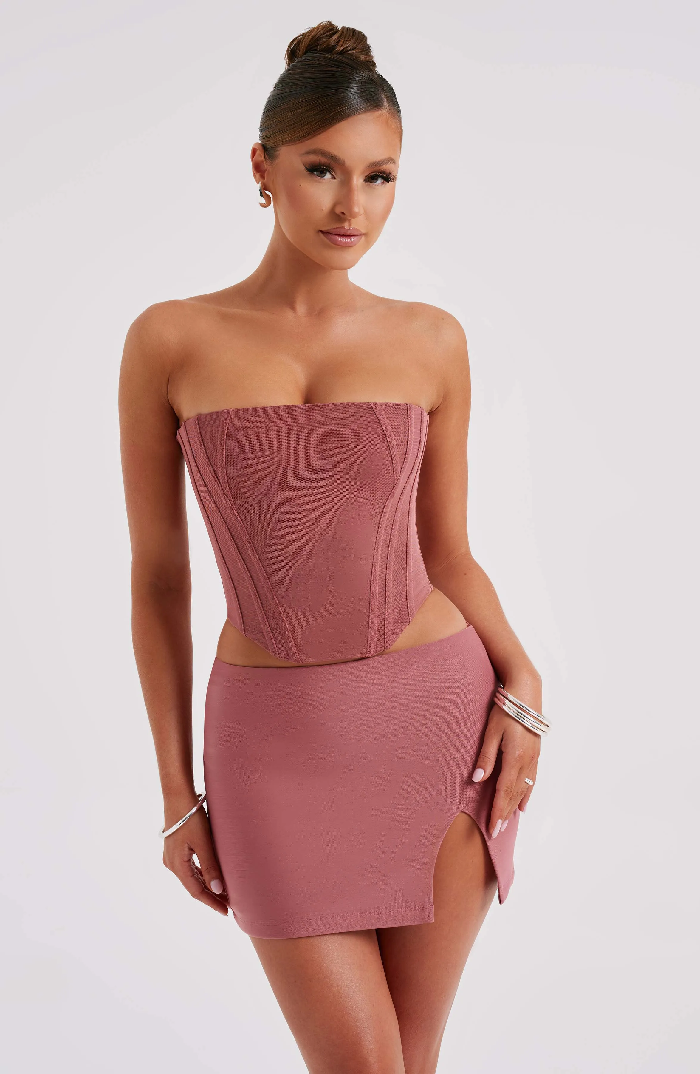 Cami Corset - Rose Pink