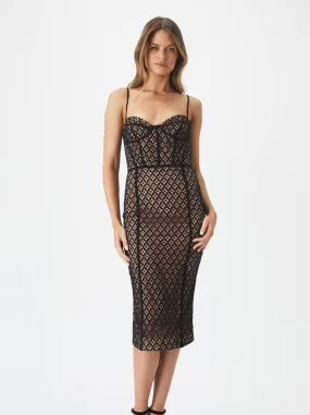 CHARLEY MIDI LACE DRESS