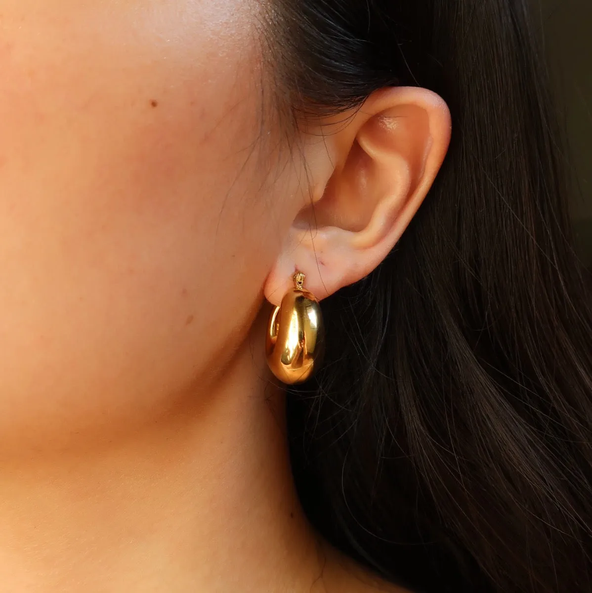 Chunky Hoop Earrings