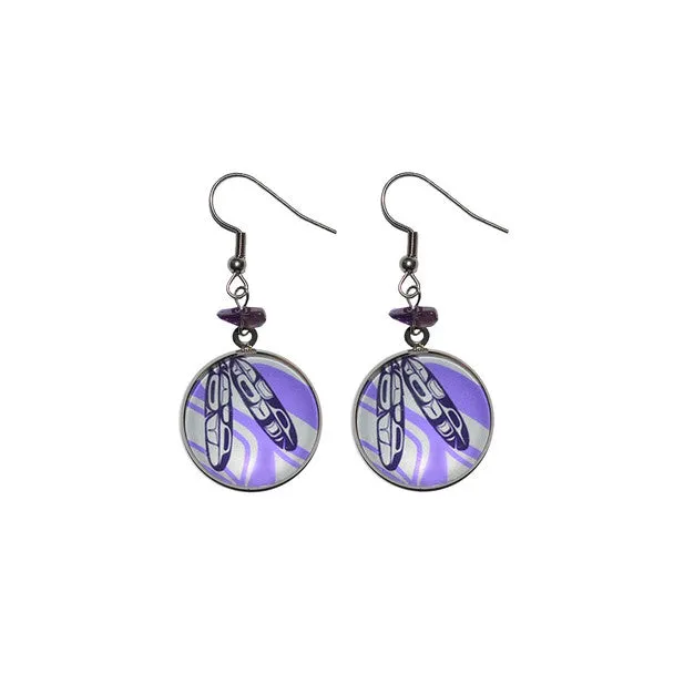 Circle Charm Earrings