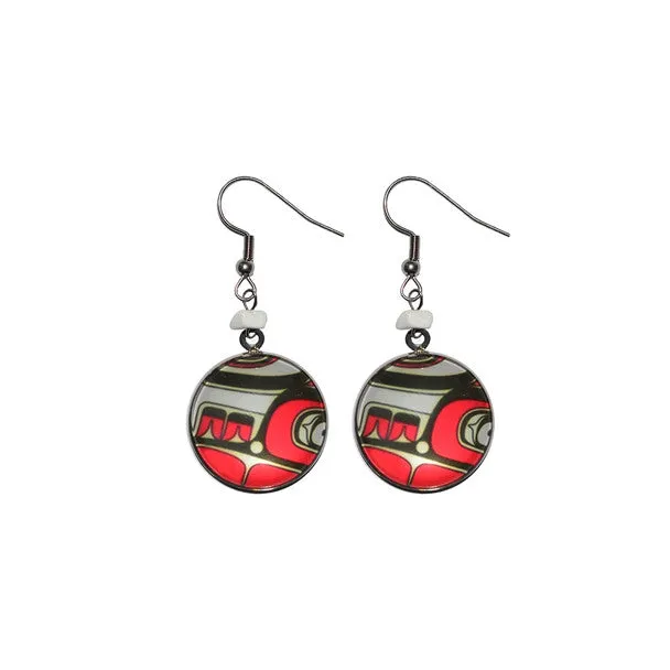 Circle Charm Earrings