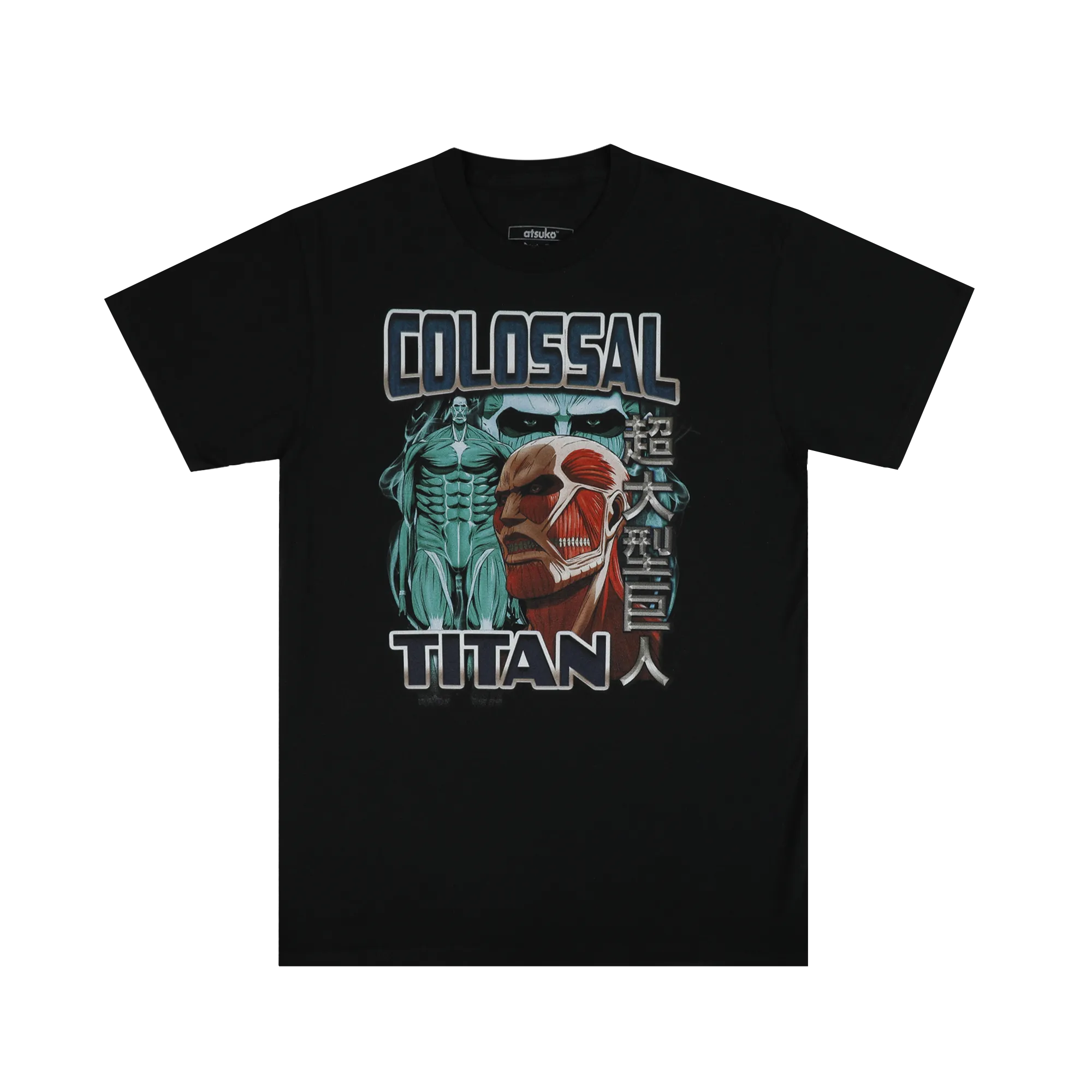 Colossal Titan Fight Icon Black Tee