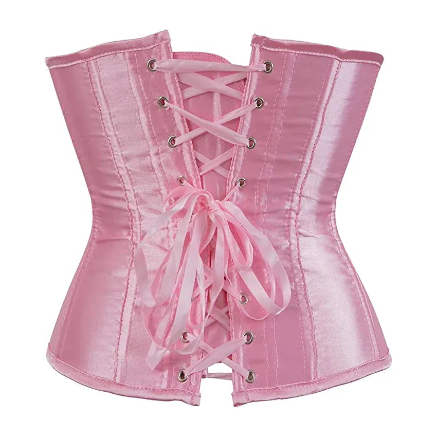 Corset Drag Satin (Pink)