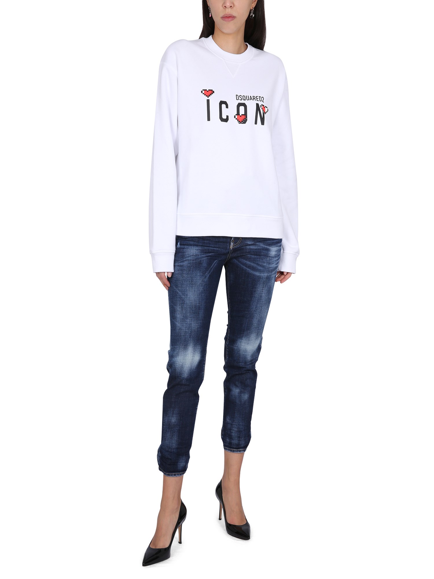 DSQUARED    ICON GAME LOVER SWEATSHIRT