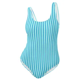 FLORIDA ECO ONE PIECE SWIMSUIT - BLUE STRIPES