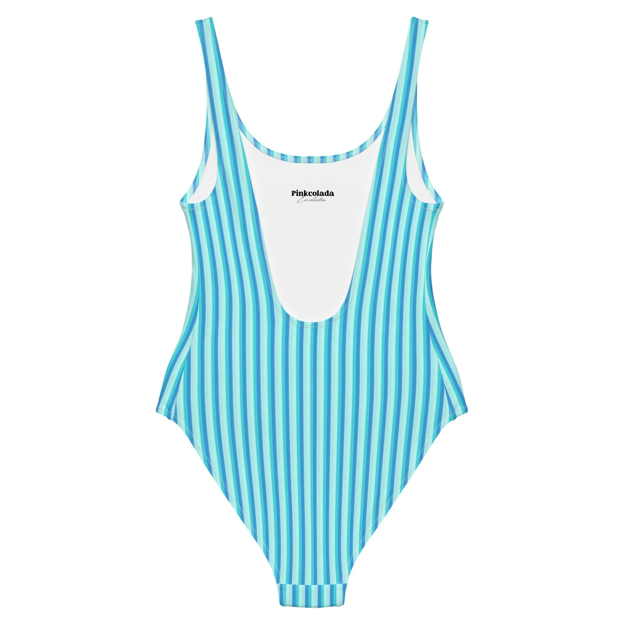 FLORIDA ECO ONE PIECE SWIMSUIT - BLUE STRIPES