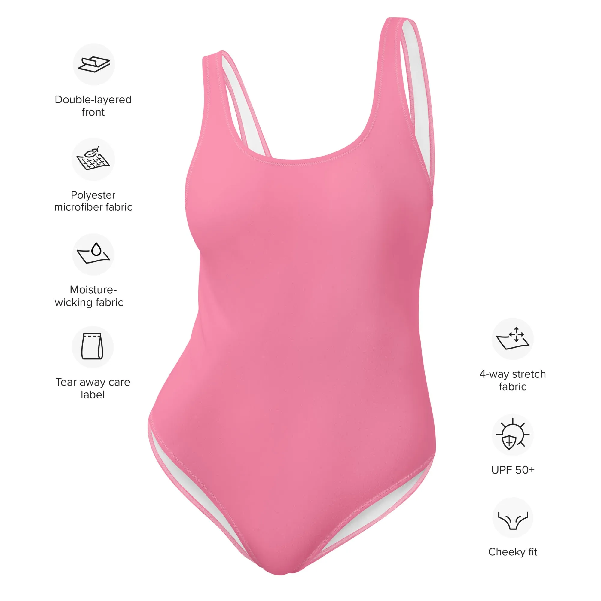 FLORIDA ECO ONE PIECE SWIMSUIT - PINK SODA