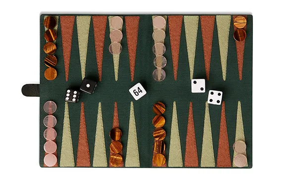 Game on aspen backgammon handbag