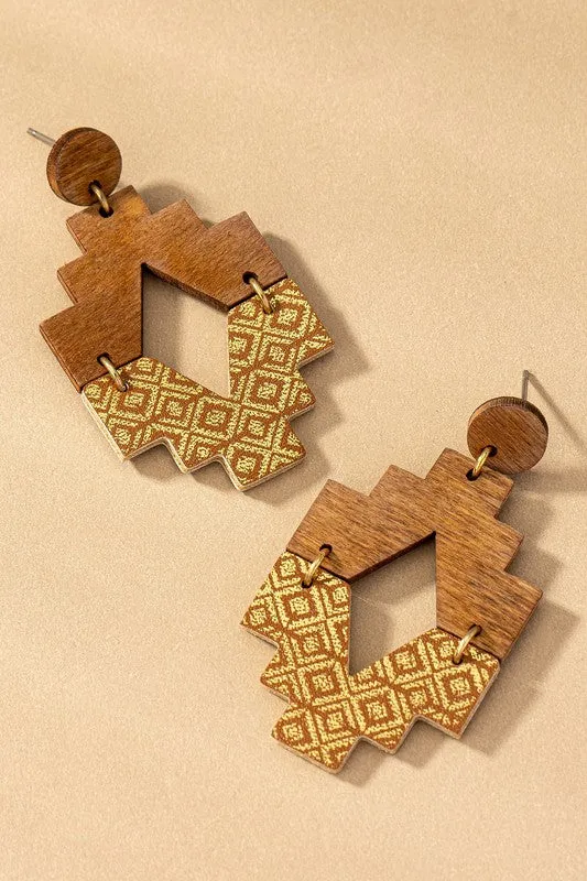 Gianna Aztec Earrings