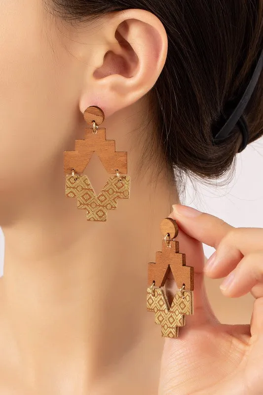 Gianna Aztec Earrings