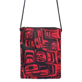 Indigenous Art Crossbody Zipper Pouch