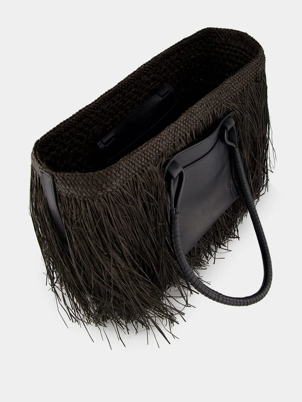 Iraca Palm Fringe Bags