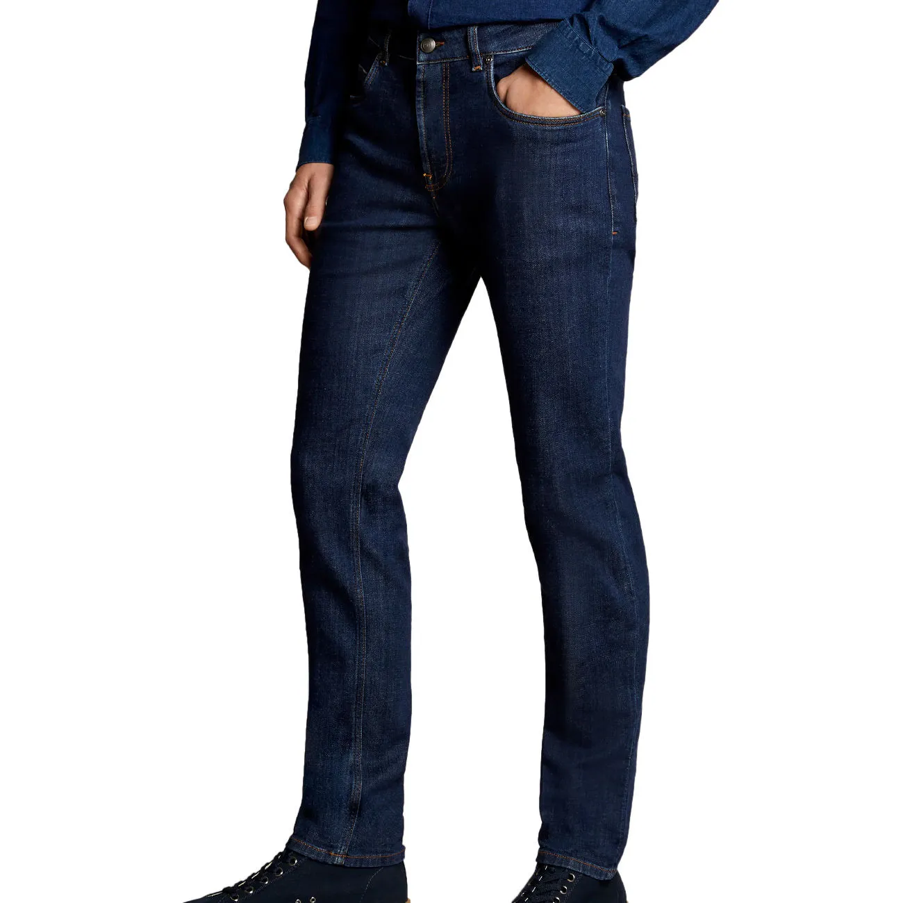 JEANS SLIM FIT Uomo Blu Denim