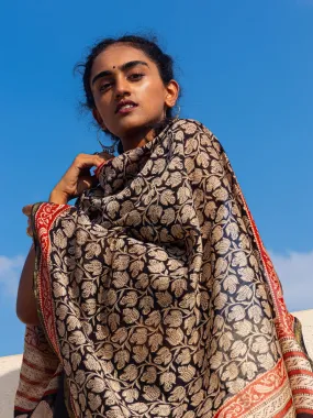 Kaisori Bagru Sindh Chanderi dupatta