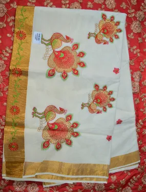 Kerala Onam Cotton saree