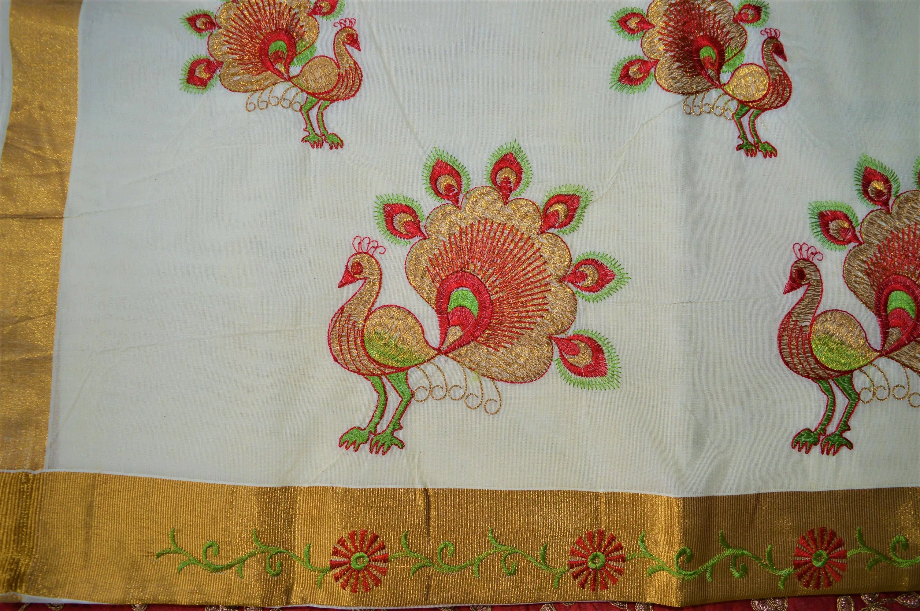 Kerala Onam Cotton saree