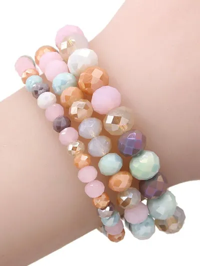 Lavender & Mint Crystal Bracelets( 1pc-3pc)