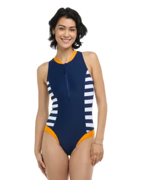 Maritime Edith One-Piece Swimsuit - Midnight / Maritime