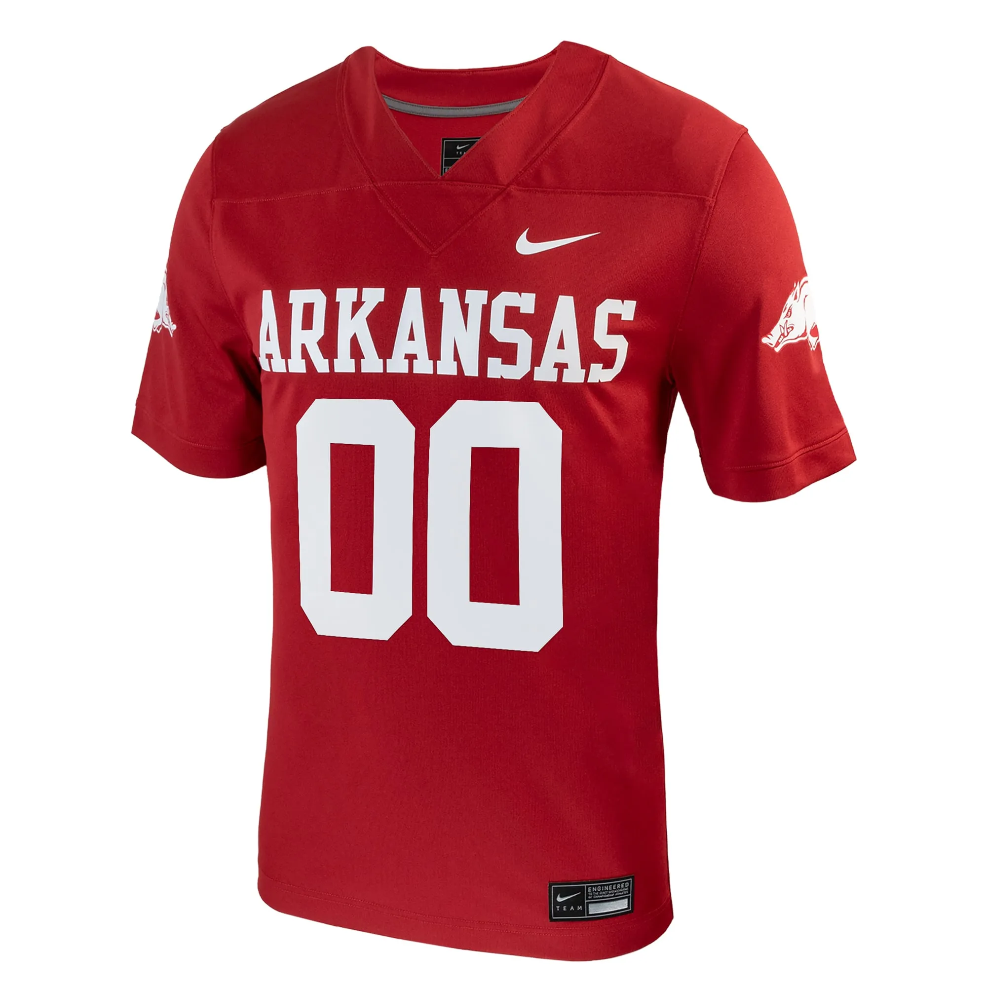 Men's Nike  Cardinal Arkansas Razorbacks Custom Football Game Jersey