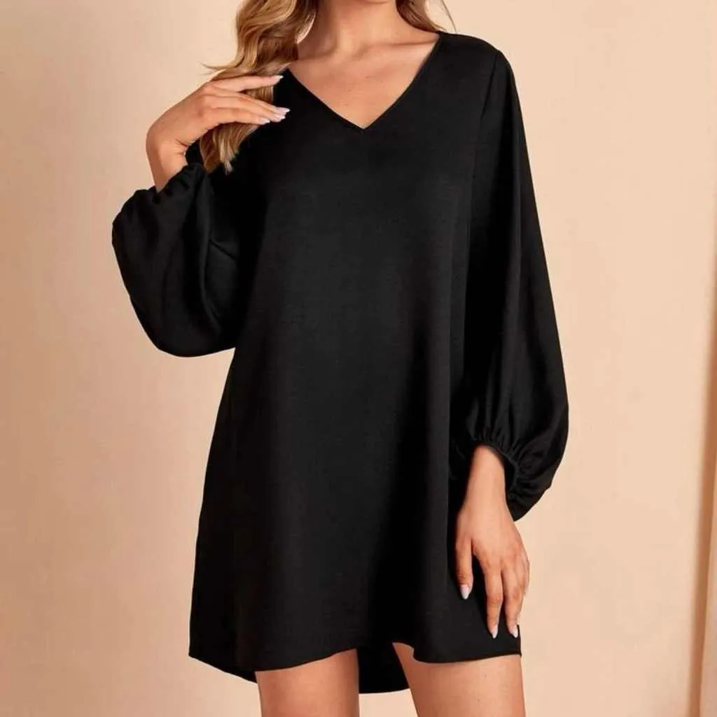 MINDY Lantern Tunic Dress