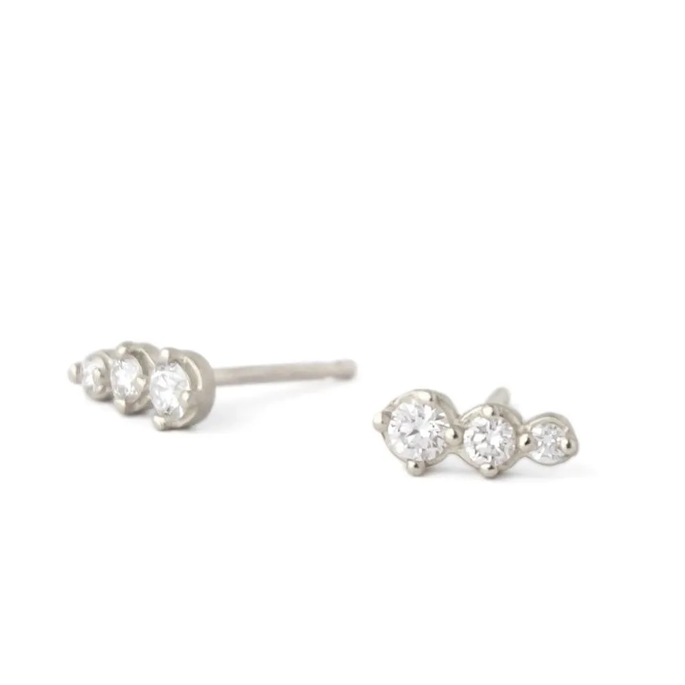 Mini Festival Diamond Climber Studs