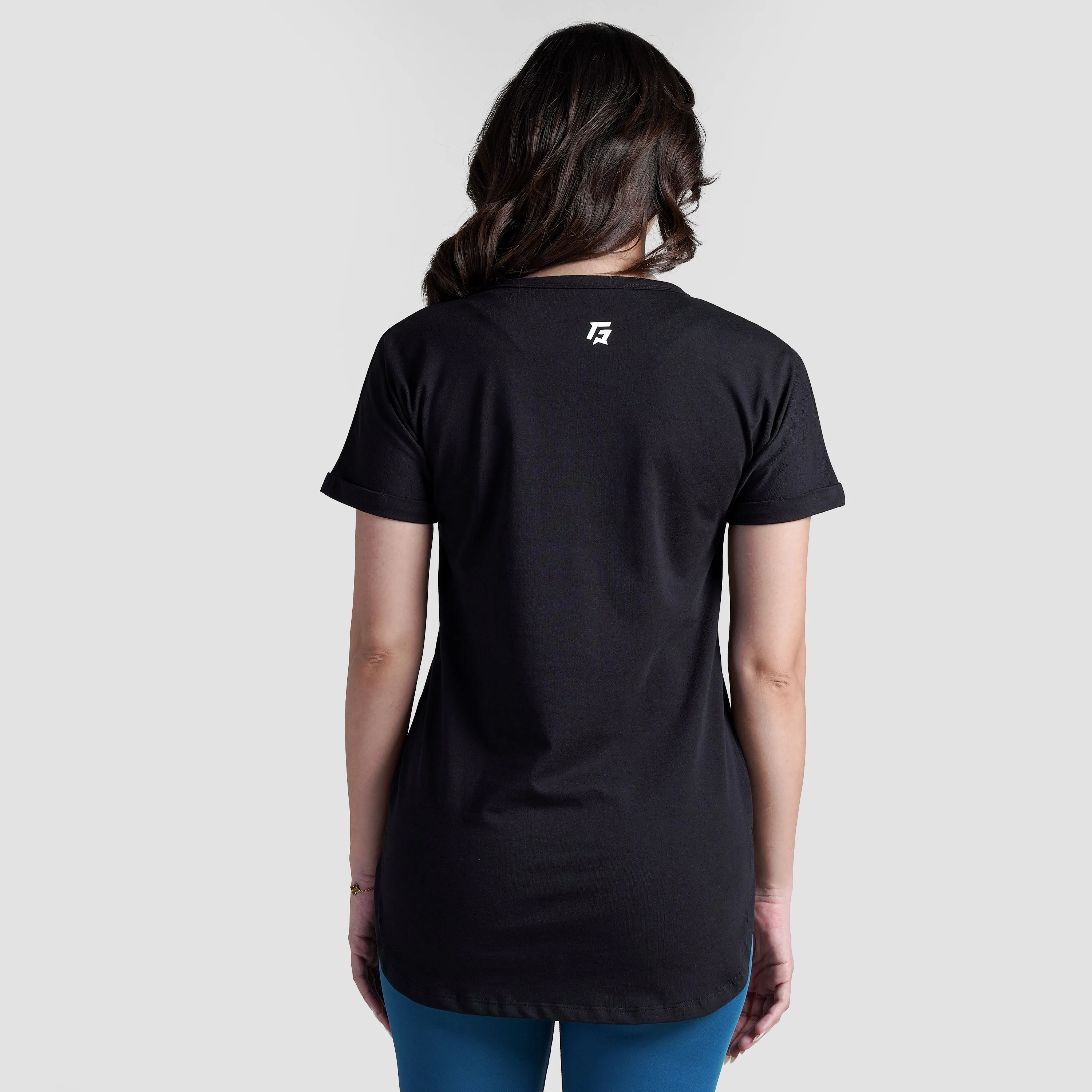 Modfit Long Tee (Black)