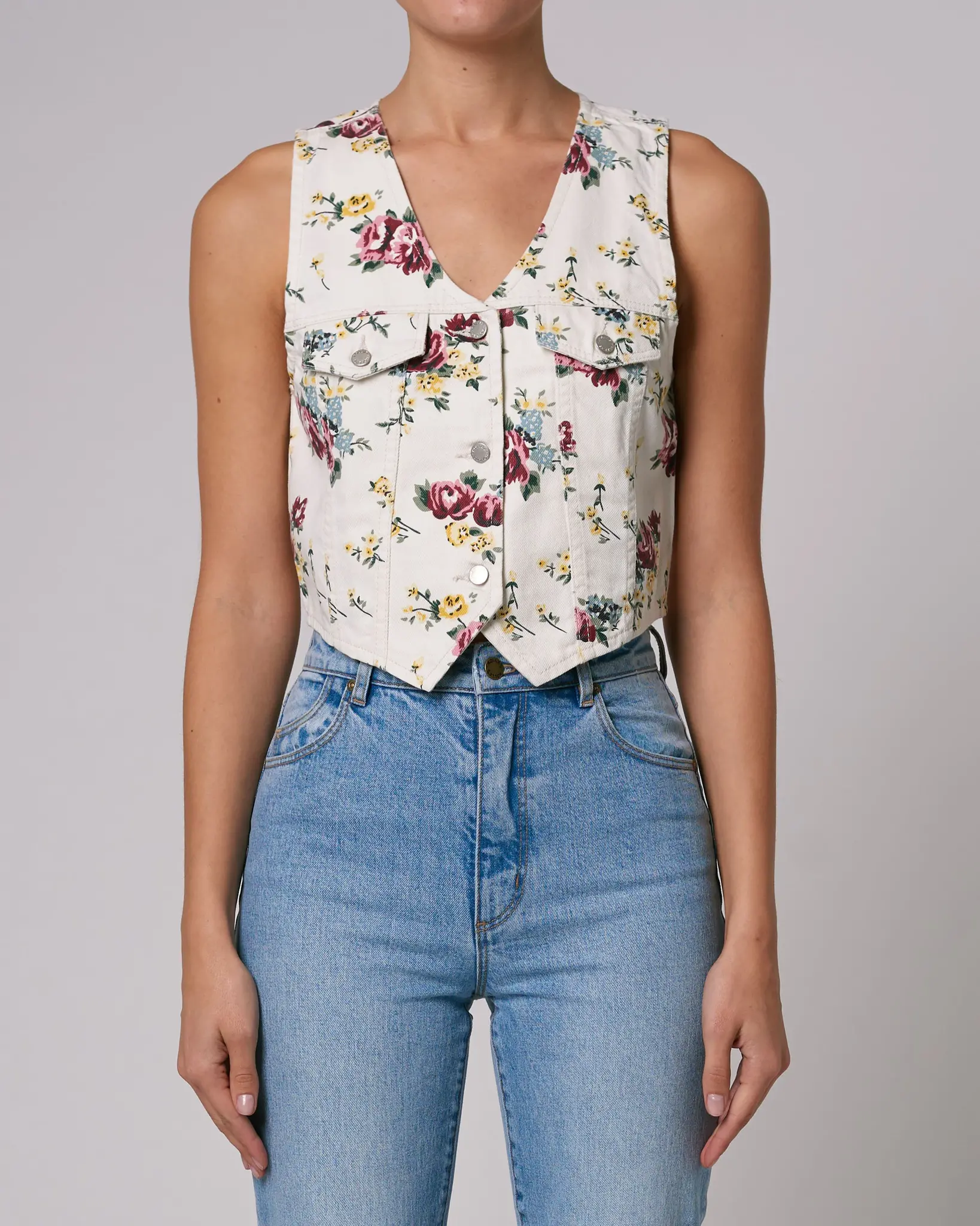 Morgan Floral Vest