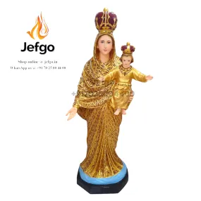 Mother Mary with Infant Jesus in Saree 72inch/6 feet