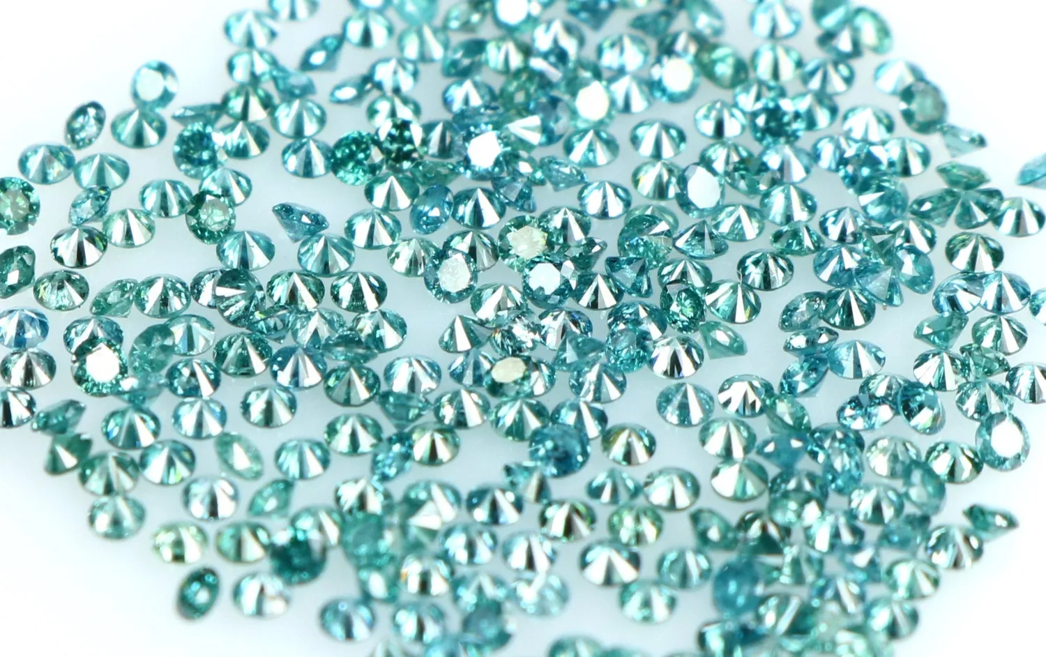 Natural Loose Diamond Brilliant Round Blue Color I1 I3 Clarity 1.10 to 1.55 MM 25 Pcs lot Q22