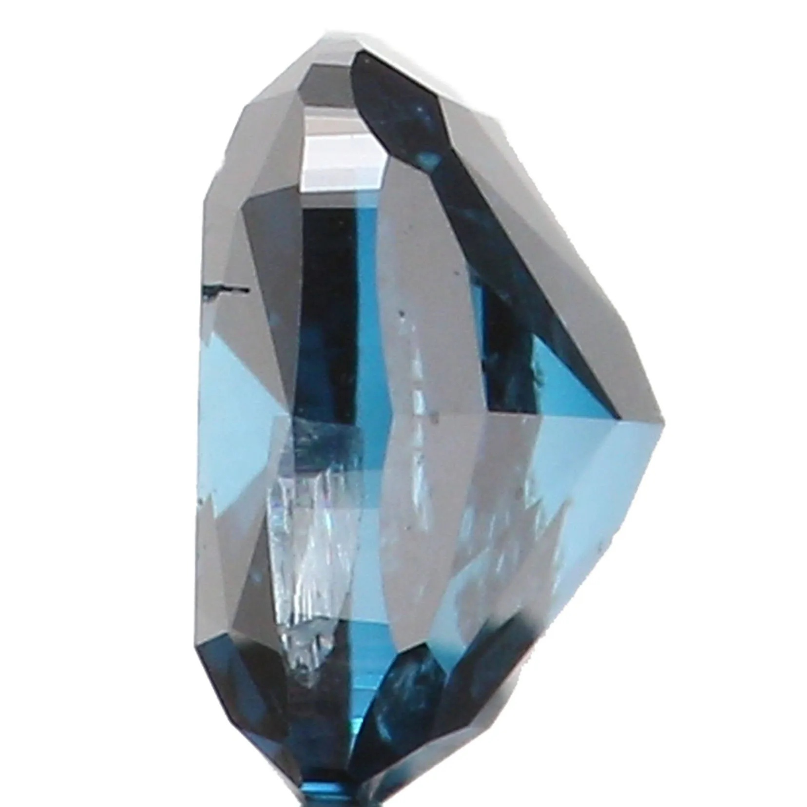 Natural Loose Diamond Cushion Blue Color SI2 Clarity 3.30 MM 0.18 Ct L5899