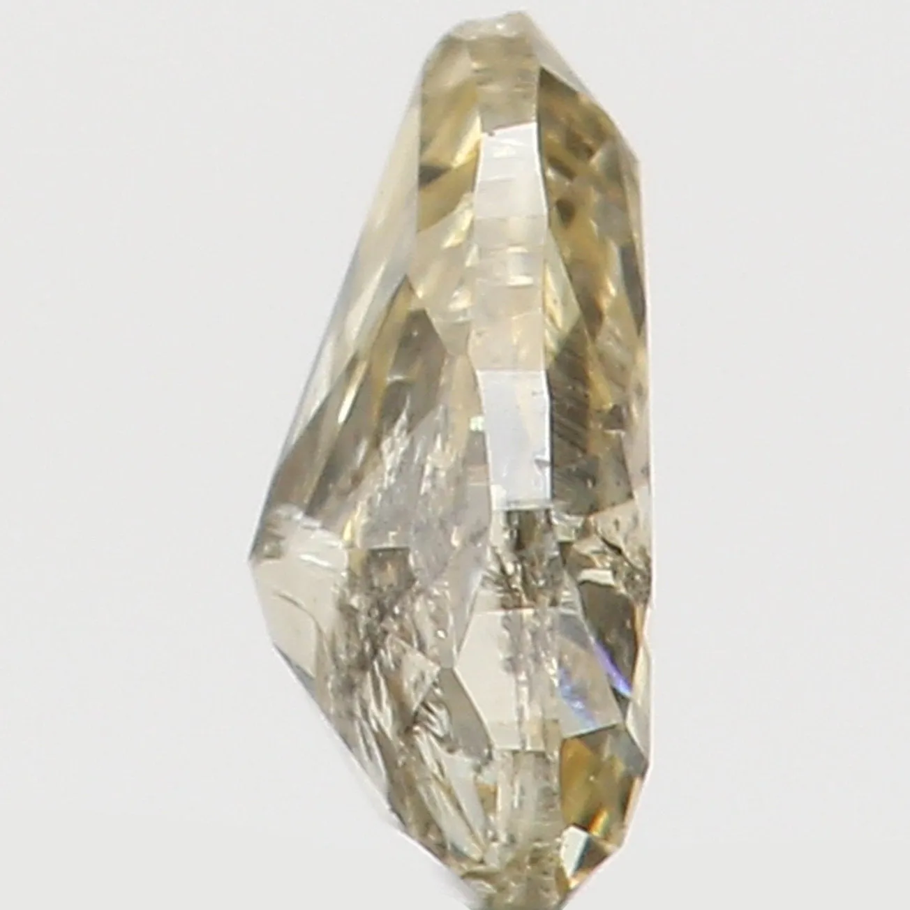 Natural Loose Diamond Pear Yellow Color I2 Clarity 3.70 MM 0.11 Ct L5506