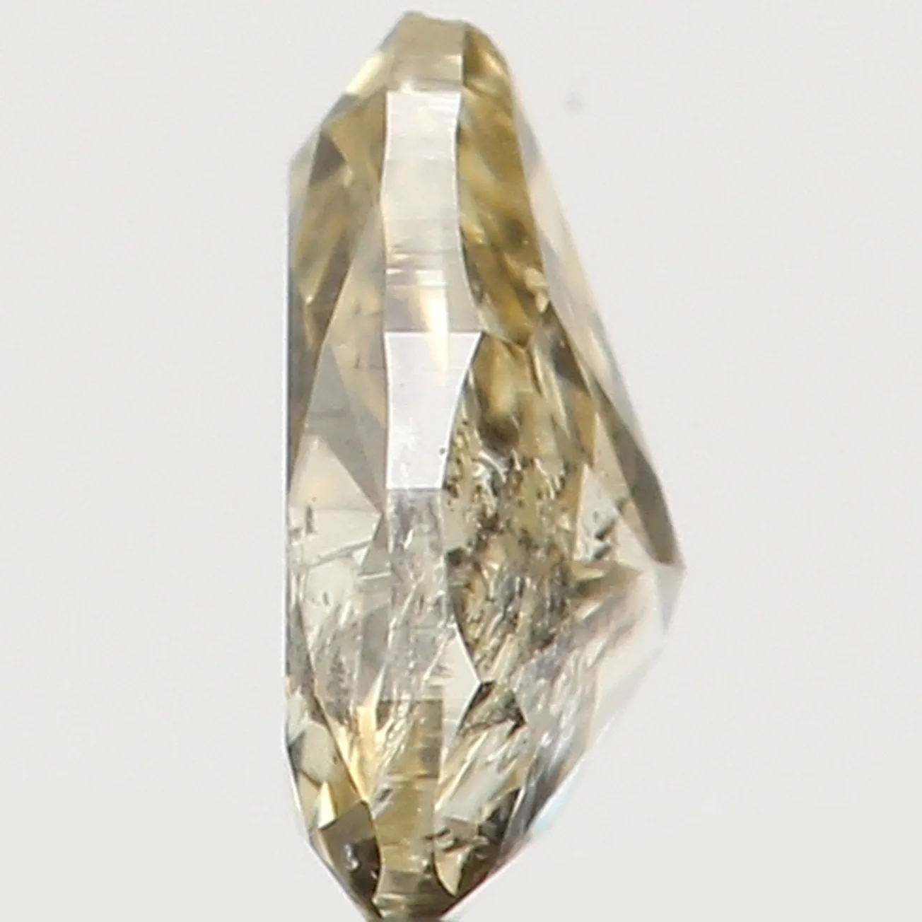 Natural Loose Diamond Pear Yellow Color I2 Clarity 3.70 MM 0.11 Ct L5506