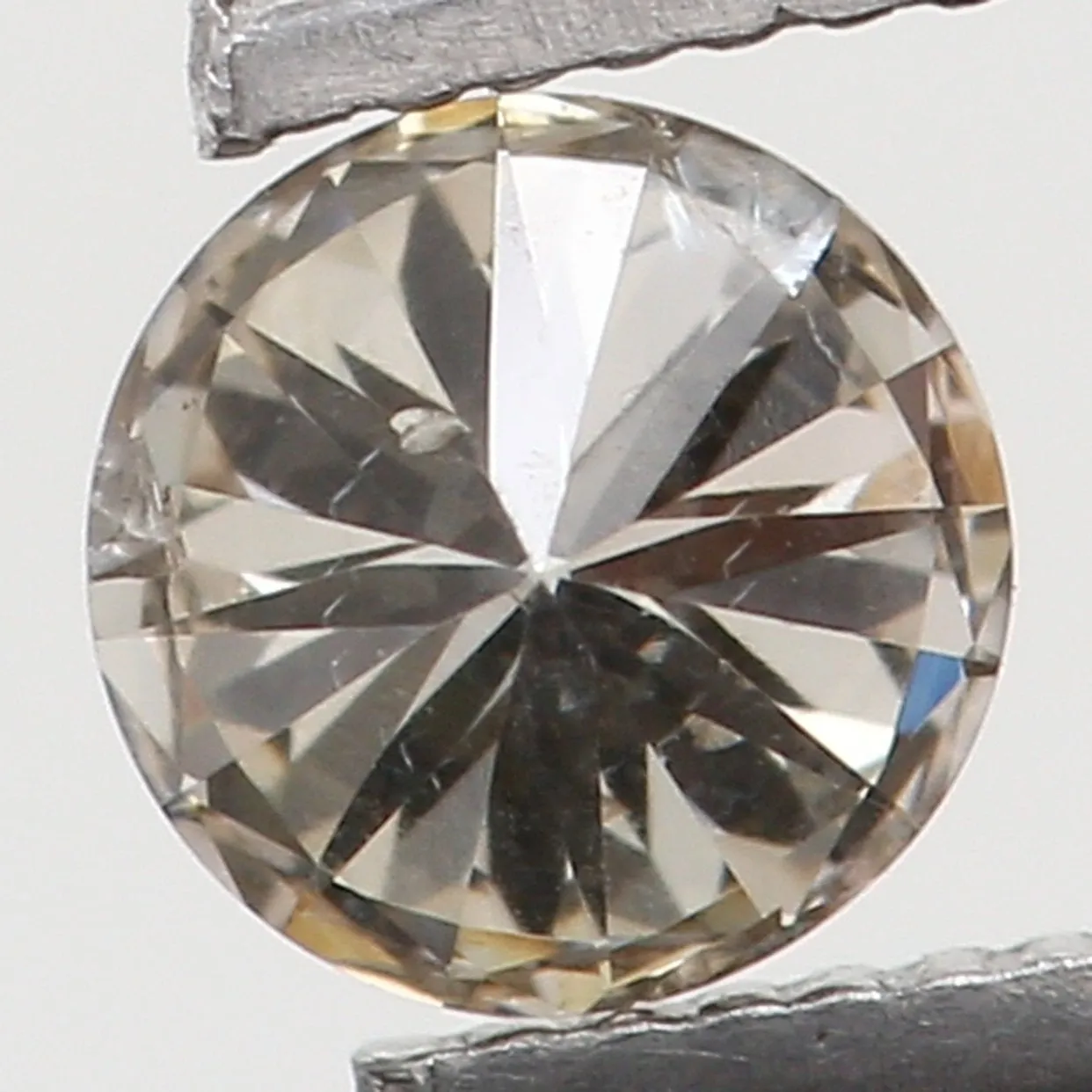 Natural Loose Diamond Round Brown Color I1 Clarity 2.90 MM 0.104 Ct KR1231